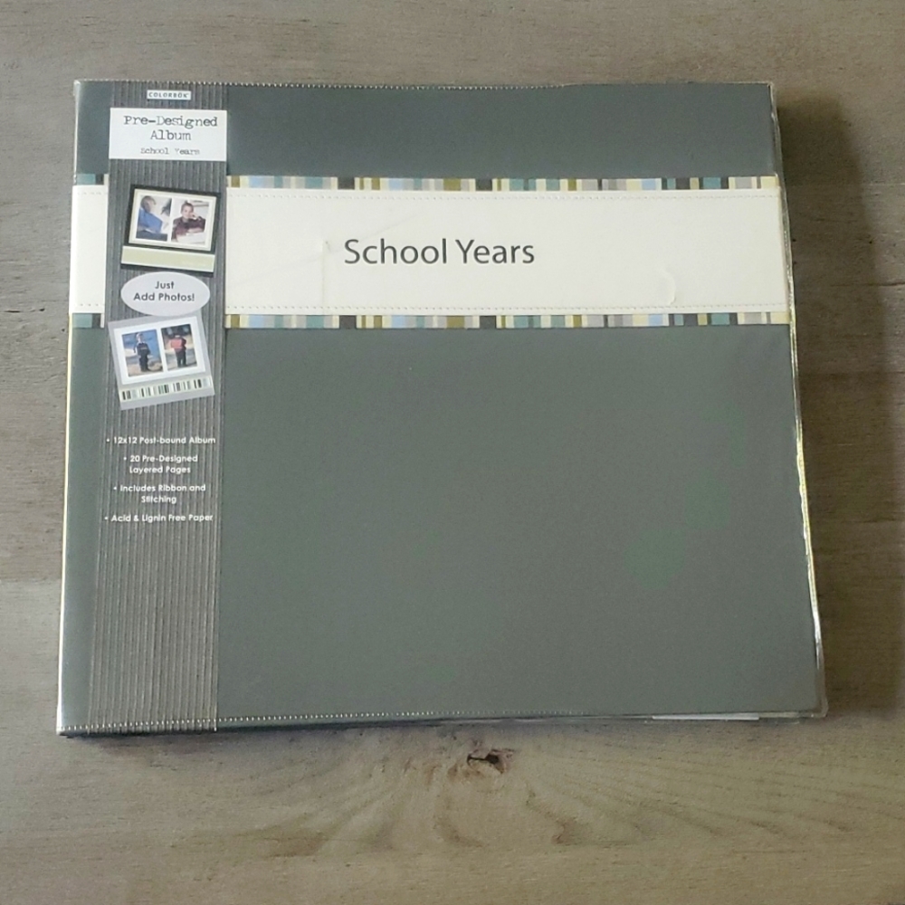 School years pre designed album